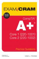 CompTIA A+ Practice Questions Exam Cram Core 1 (220-1001) and Core 2 (220-1002) Premium Edition and Practice Test
 9780135566268
