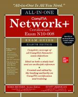 CompTIA Network+ Certification All-in-One Exam Guide, Eighth Edition (Exam N10-008) [8 ed.]
 9781264269068, 1264269064, 9781264269051, 1264269056