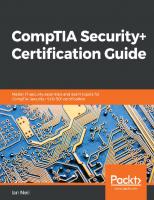 CompTIA Security+ Certification Guide: Master IT security essentials and exam topics for CompTIA Security+ SY0-501 certification
 9781789348019, 1789348013