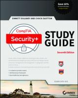 Comptia Security+ Study Guide: Exam SY0-501 [7 ed.]
 1119416876, 9781119416876