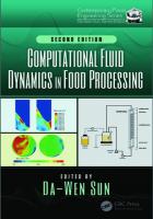 Computational fluid dynamics in food processing [Second edition.]
 9781138568310, 1138568317