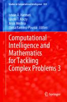Computational Intelligence and Mathematics for Tackling Complex Problems 3 (Studies in Computational Intelligence, 959)
 303074969X, 9783030749699