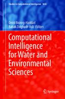 Computational Intelligence for Water and Environmental Sciences (Studies in Computational Intelligence, 1043)
 9811925186, 9789811925184
