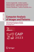 Computer Analysis of Images and Patterns: 20th International Conference, CAIP 2023, Limassol, Cyprus, September 25–28, 2023, Proceedings, Part II (Lecture Notes in Computer Science)
 3031442393, 9783031442391