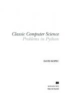 Классические задачи Computer Science на языке Python
 9785446114283