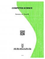Computer Science Textbook for Class 11 [11]
 9352921178, 9789352921171