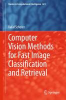 Computer Vision Methods for Fast Image Classiﬁcation and Retrieval [1st ed.]
 978-3-030-12194-5, 978-3-030-12195-2
