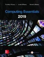 Computing Essentials 2019 [27 ed.]
 126009605x, 9781260096057