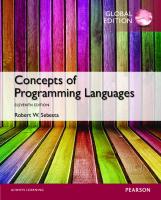 Concepts of programming languages [11 ed.]
 9780133943023, 1292100559, 9781292100555, 013394302X