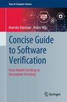 Concise Guide to Software Verification. From Model Checking to Annotation Checking
 9783031301667, 9783031301674