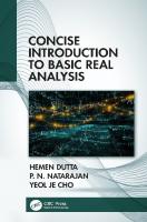 Concise Introduction to Basic Real Analysis
 1138612464, 9781138612464