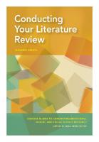 Conducting Your Literature Review [1st Edition]
 1433830922, 9781433830921, 1433831236, 9781433831232