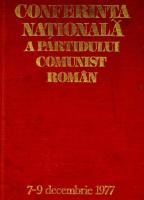 Conferința națională a Partidului Comunist Român 7—9 decembrie 1977