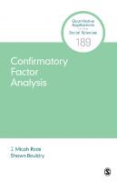 Confirmatory Factor Analysis
 1544375131, 9781544375137