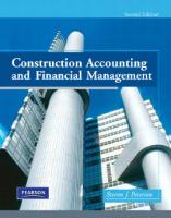 Construction Accounting & Financial Management
 9780135017111, 0135017114
