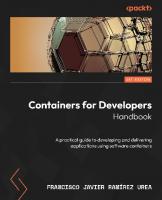 Containers for Developers Handbook: A practical guide to developing and delivering applications using software containers
 9781805127987