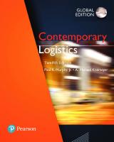 Contemporary logistics [Twelfth edition]
 9780134519258, 1292218002, 9781292218007, 0134519256