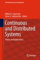 Continuous and Distributed Systems
 9783319031453, 9783319031460
