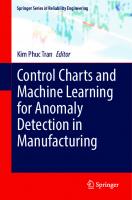 Control Charts and Machine Learning for Anomaly Detection in Manufacturing [1 ed.]
 3030838188, 9783030838188