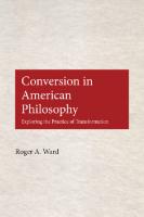 Conversion in American Philosophy: Exploring the Practice of Transformation
 9780823285297