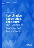 Coordination, Cooperation, and Control: The Evolution of Economic and Political Power [1st ed.]
 9783030486662, 9783030486679