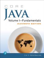 Core Java Volume I--Fundamentals (11th Edition)
 9780135167199