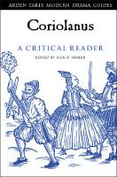 Coriolanus: A Critical Reader
 9781350111196, 9781350111226, 9781350111219