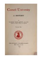Cornell University. A History [1]