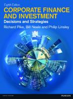 Corporate Finance and Investment: Decisions and Strategies [8 ed.]
 1292064064, 9781292064062