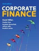 Corporate Finance - European Edition [3rd ed.]
 0077173635, 9780077173630
