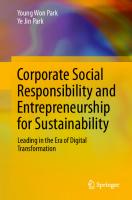 Corporate Social Responsibility and Entrepreneurship for Sustainability: Leading in the Era of Digital Transformation
 9811634599, 9789811634598