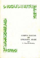 Corpus balear de epigrafía árabe
