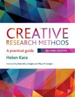Creative Research Methods: A Practical Guide [2 ed.]
 9781447356745, 9781447356752, 9781447356769