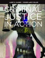 Criminal Justice in Action [10 ed.]
 1337557838, 9781337557832