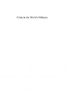 Crisis in the World’s Fisheries: People, Problems, and Policies
 9780804798723