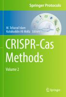 CRISPR-Cas Methods: Volume 2 (Springer Protocols Handbooks)
 1071616560, 9781071616567