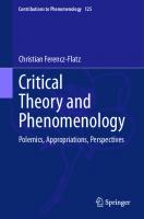 Critical Theory and Phenomenology: Polemics, Appropriations, Perspectives
 3031276140, 9783031276149
