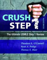 Crush Step 1: The Ultimate USMLE Step 1 Review [2nd ed.]
 0323481639, 9780323481632