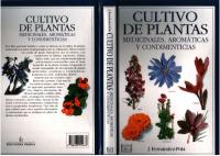 Cultivo de plantas medicinales, aromaticas y condimenticias
 9788428210676, 8428210675