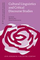Cultural Linguistics and Critical Discourse Studies
 9027214050, 9789027214058