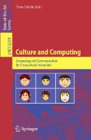 Culture and Computing: Computing and Communication for Crosscultural Interaction (Lecture Notes in Computer Science, 6259)
 9783642171833, 3642171834