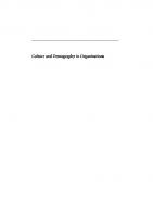 Culture and Demography in Organizations
 9780691233192