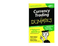 Currency Trading For Dummies
 0470127635, 9780470127636