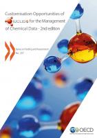 Customisation opportunities of IUCLID for the Management of Chemical Data – 2nd edition