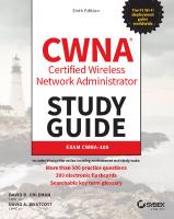 CWNA Certified Wireless Network Administrator Study Guide Exam CWNA-108 [6 ed.]
 9781119736332, 1119736331