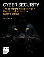 Cyber security. The complete guide to cyber threats and protection [2 ed.]