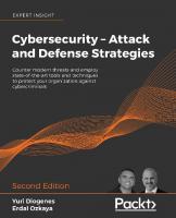 Cybersecurity - Attack and Defense Strategies [2 edition.]
 9781838827793