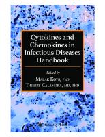 Cytokines and Chemokines in Infectious Diseases Handbook  [1 ed.]
 0896039080, 9780896039087, 9781592593095