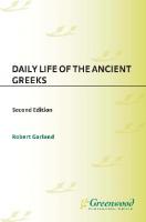 Daily life of the ancient Greeks [Second edition]
 9781624661297, 1624661297