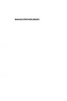 Dance Pathologies: Performance, Poetics, Medicine
 9781503616653